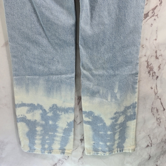 Levis Jeans Women 29x31 Vintage 90s 917 High Rise Bootcut Tie Dye Rigid Denim L2 - Picture 8 of 12